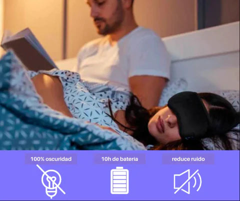 Máscara Para Los Ojos con Auriculares